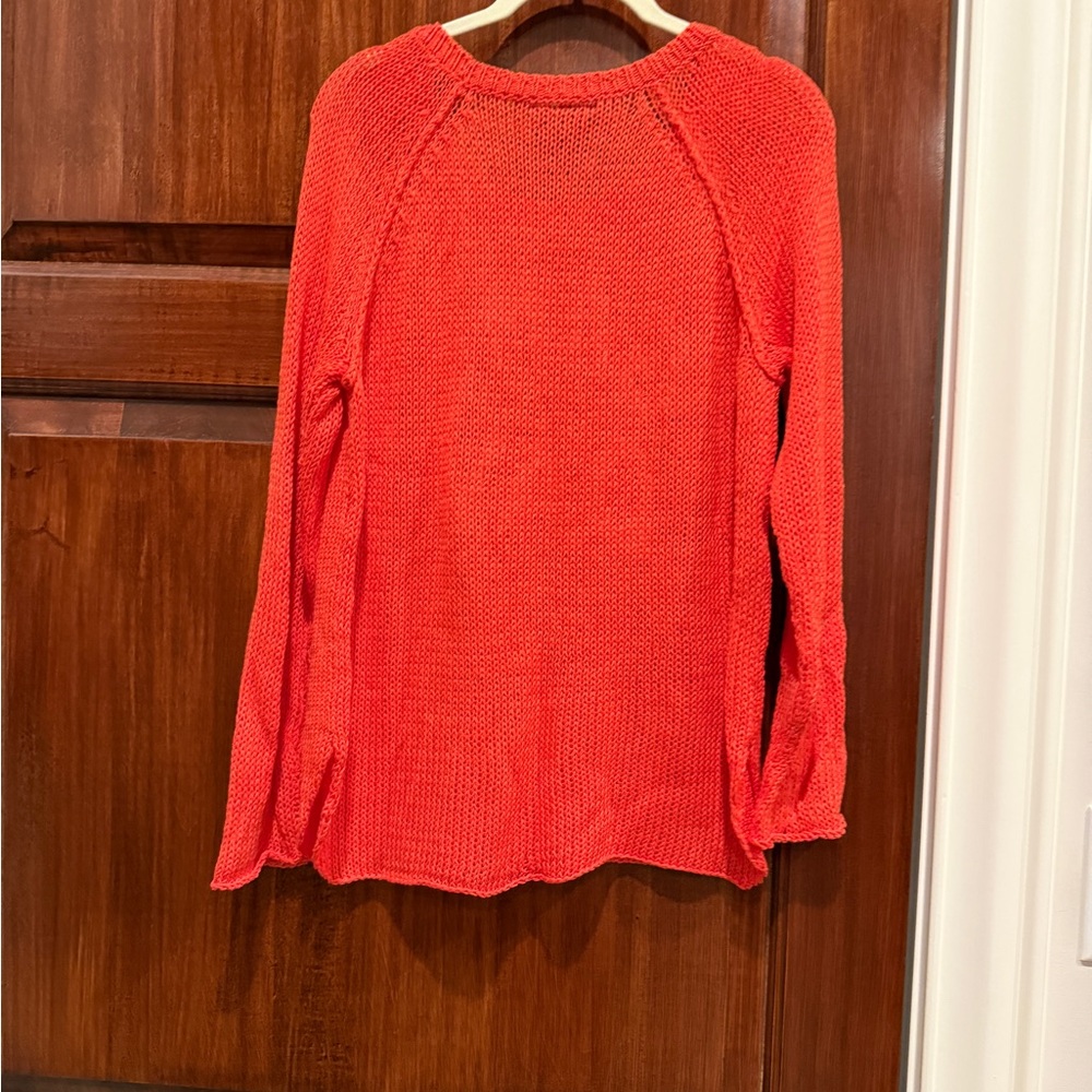 Wooden Ships Game Day Orange Women's Sweater - Picture 3 of 3